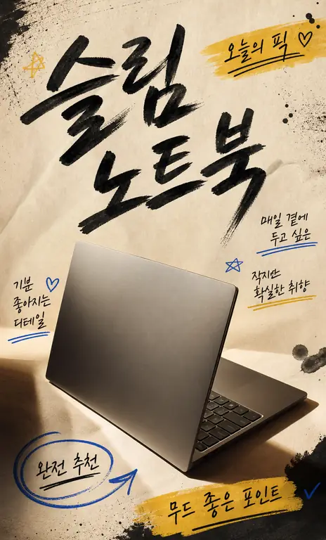 감성 노트북 포스터
