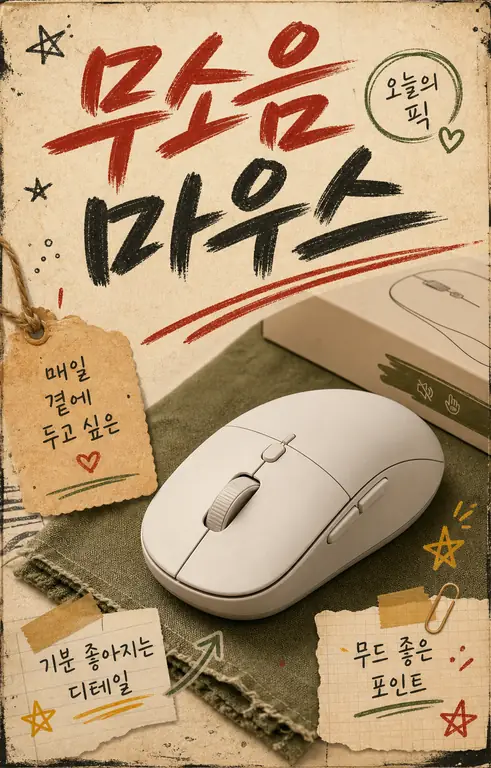 감성 무소음 마우스