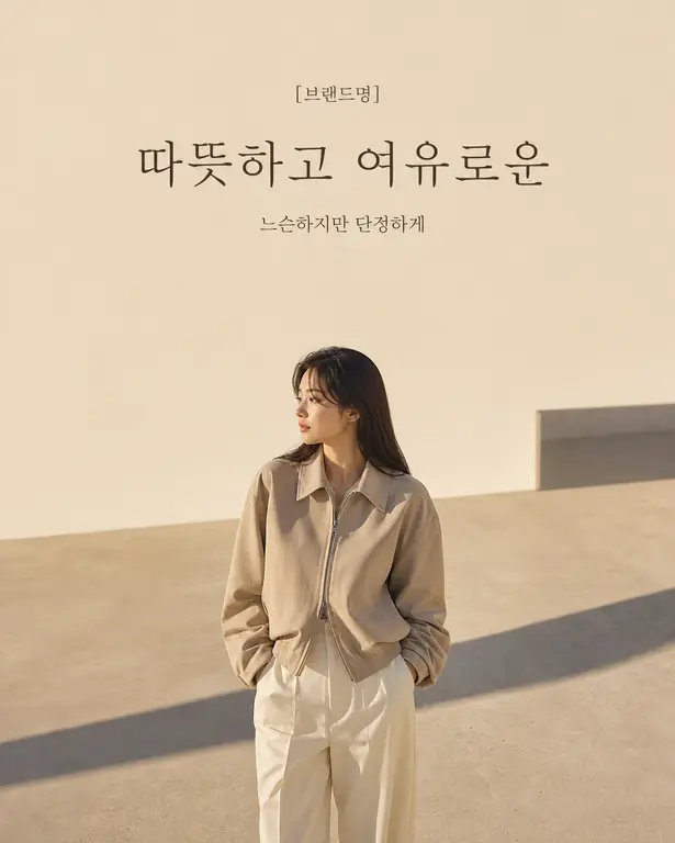 따뜻한 베이지의 여유