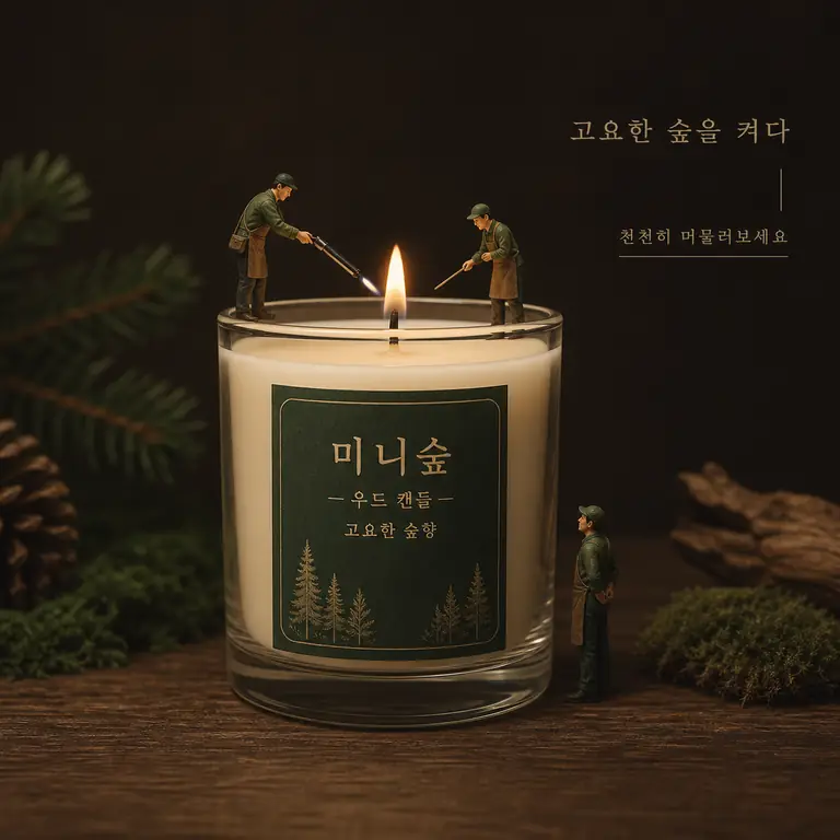 고요한 숲 캔들