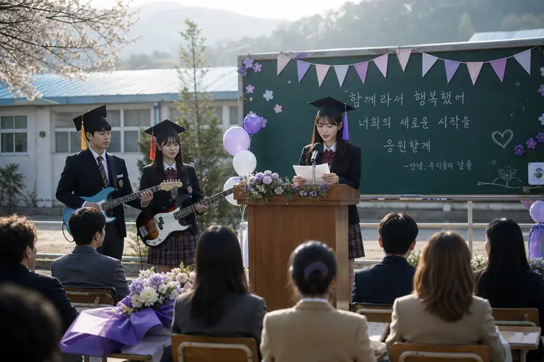 졸업식 축하 공연