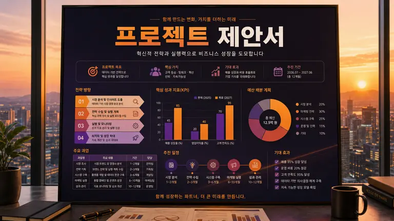 성장 전략 제안서