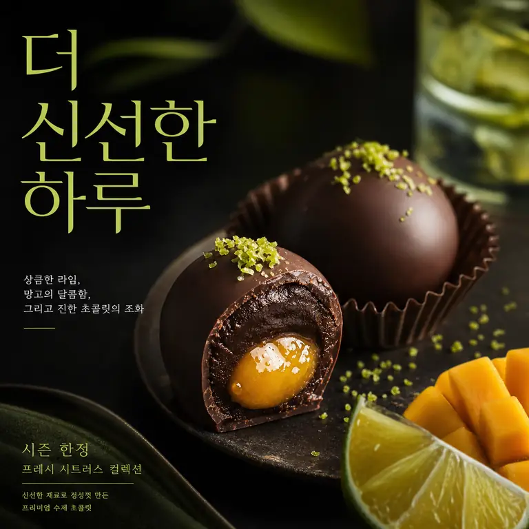 프레시 시트러스 초콜릿