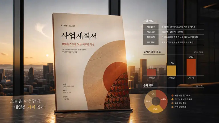황금빛 사업 비전
