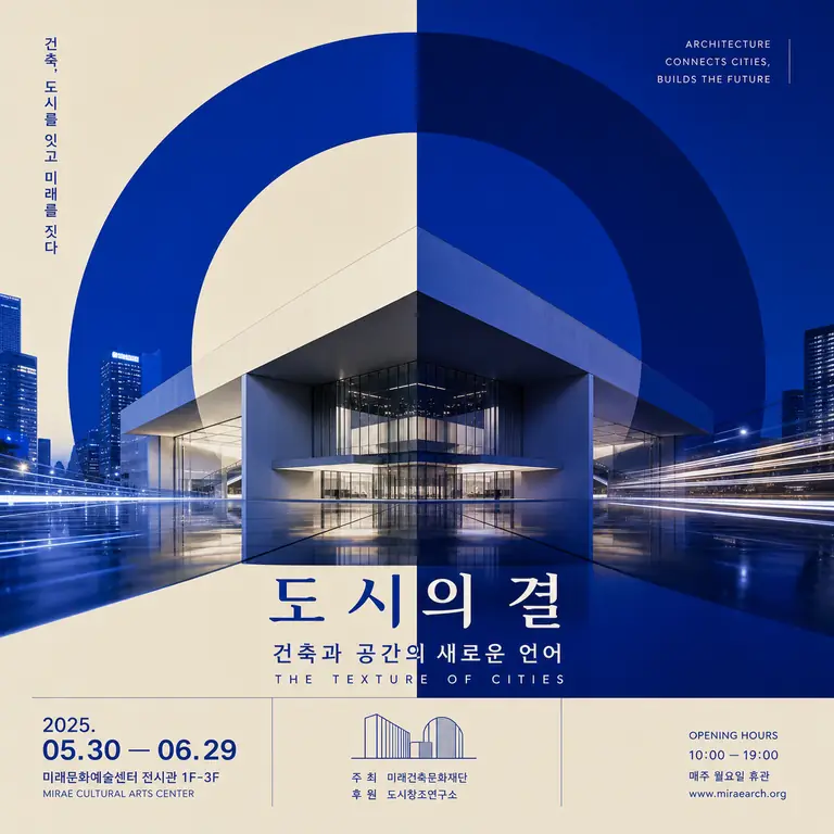 도시의 결 건축 포스터