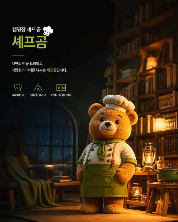 도서관 셰프곰