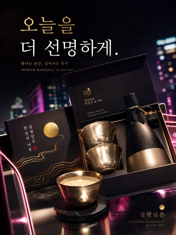 달빛 담은 막걸리 세트