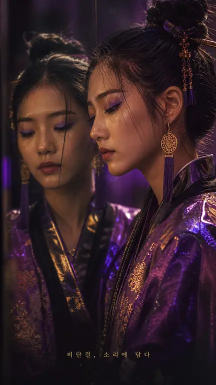 거울 속 비주얼 디자이너