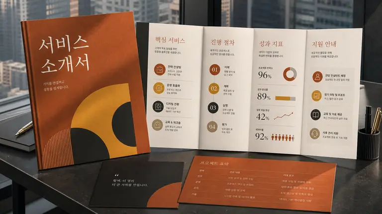 비즈니스 서비스 소개서