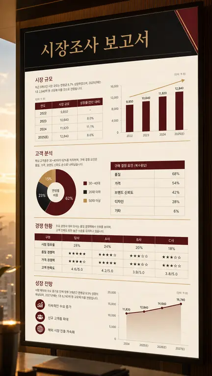 시장조사 보고서