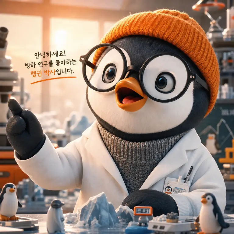 빙하 연구 펭귄 박사
