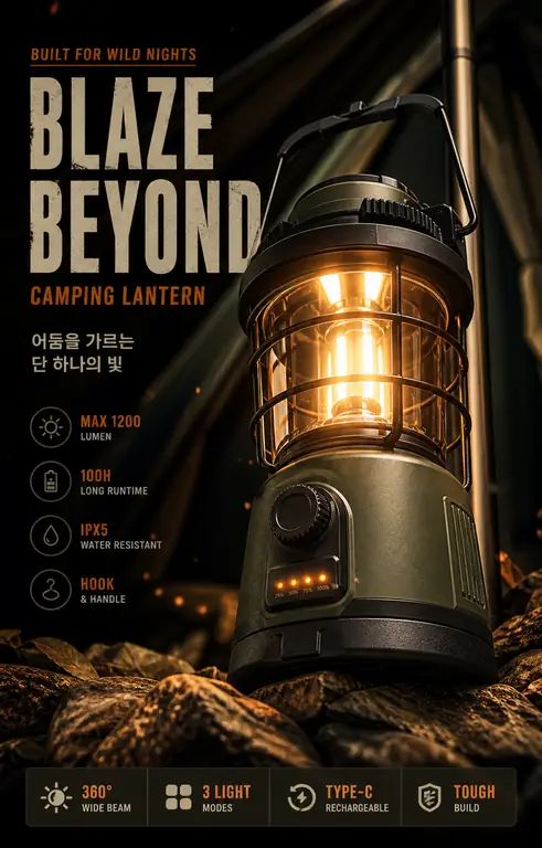 블레이즈 비욘드 캠핑 랜턴