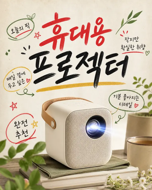감성 휴대용 프로젝터
