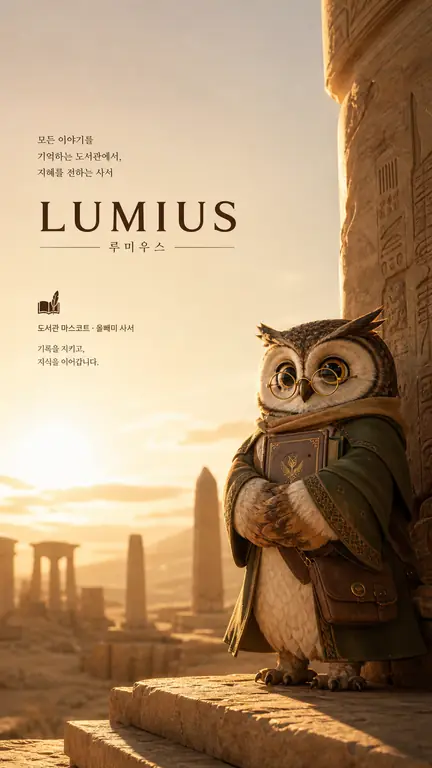 사막의 지혜로운 올빼미 사서