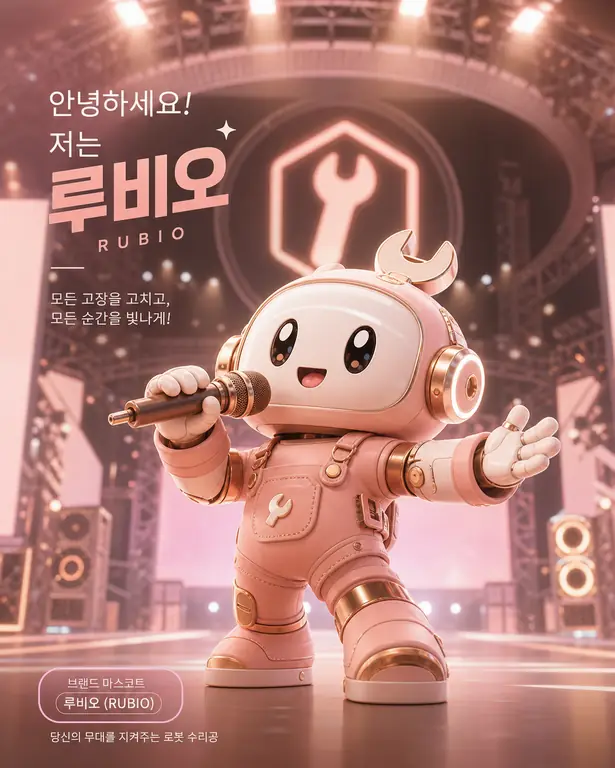 무대 위 로봇 루비오