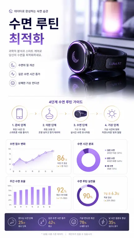 스마트 수면 루틴 가이드