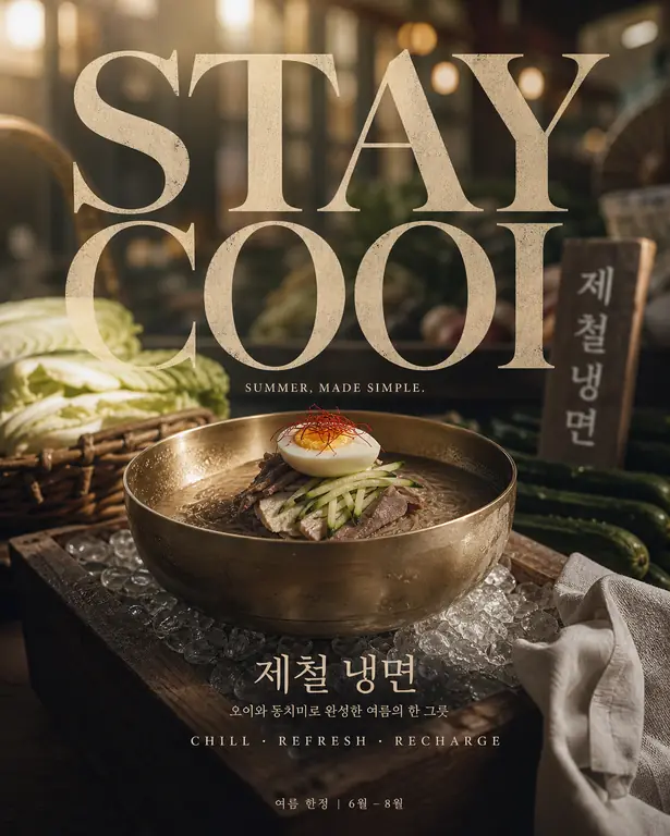 여름 냉면 캠페인