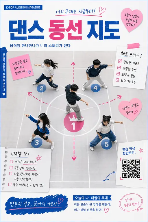 K-POP 댄스 동선 가이드