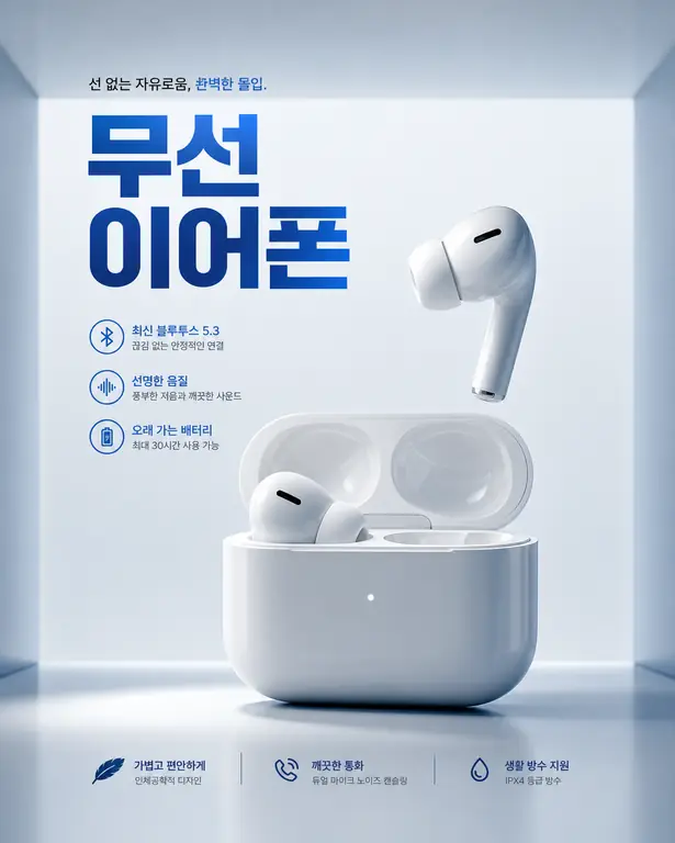 몰입형 무선 이어폰