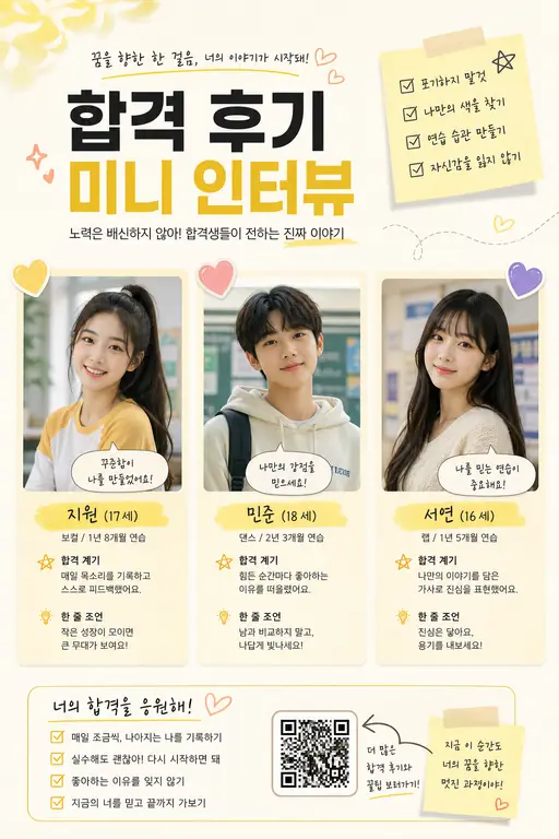 K팝 연습생 합격 후기