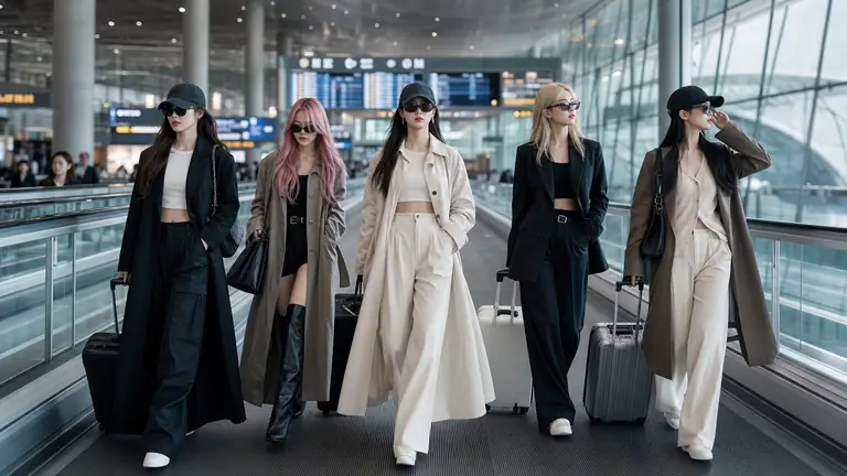 걸그룹 공항 화보