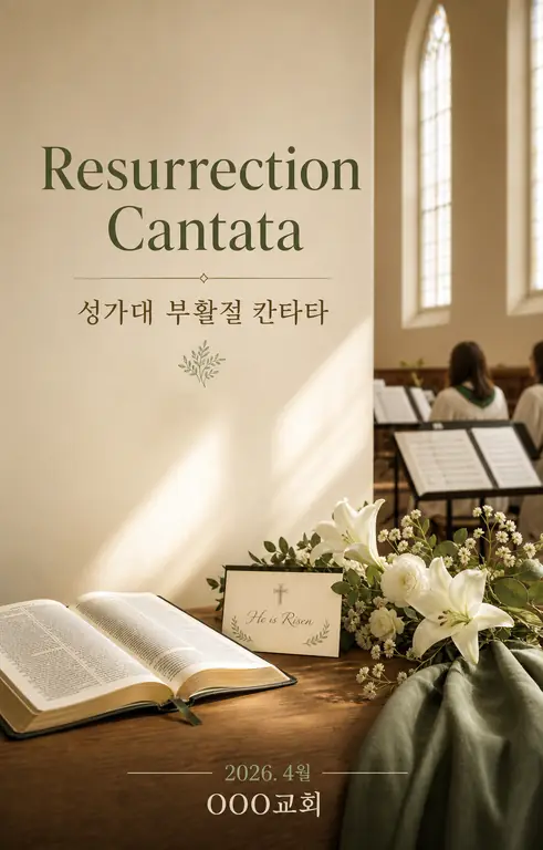 부활절 칸타타 포스터