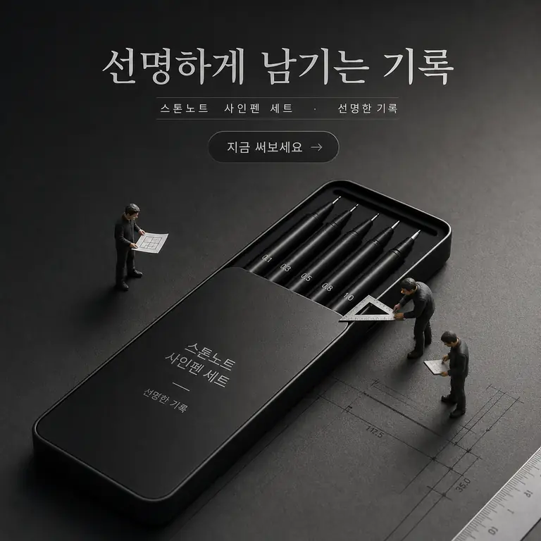 정밀 설계 펜 세트