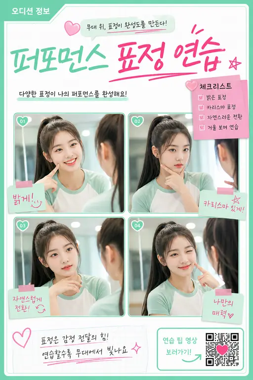 K-POP 연습생 표정 매거진