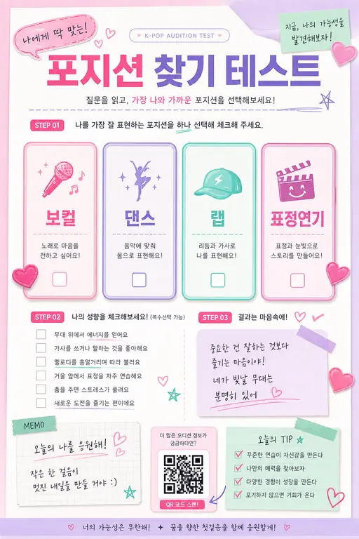 K-POP 포지션 테스트