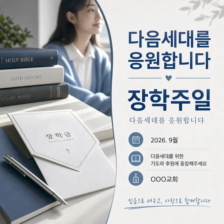 다음세대 장학주일