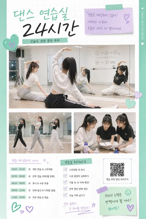 연습실 24시: 성장 기록