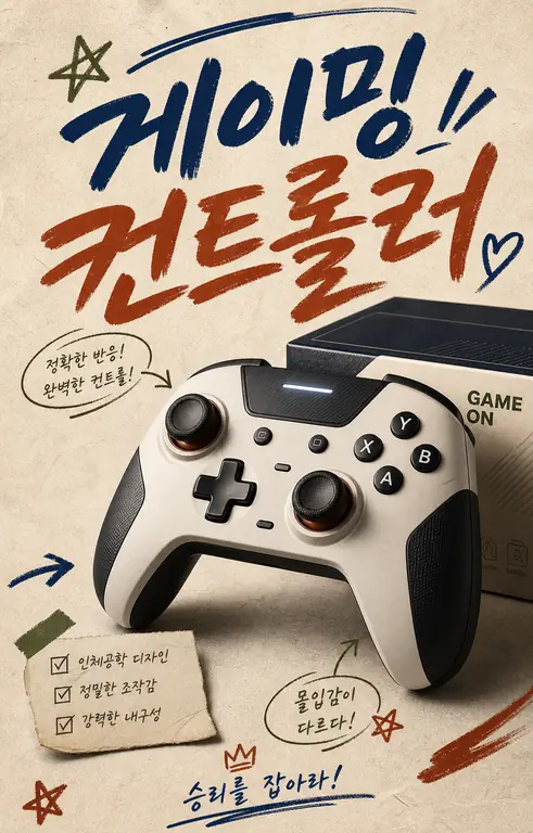 스트릿 감성 게이밍 컨트롤러