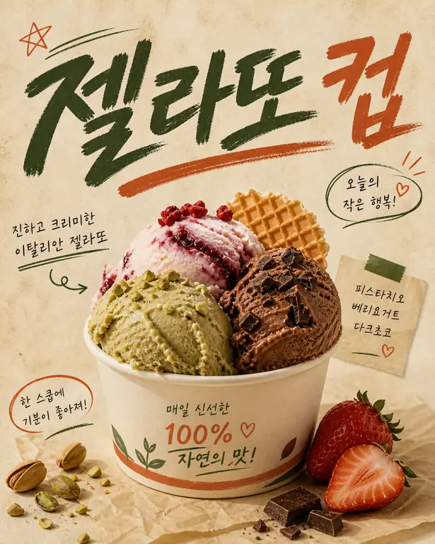 오늘의 젤라또 행복