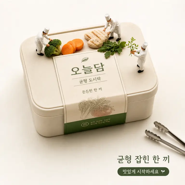오늘담 균형 도시락