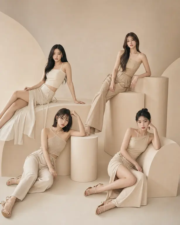 베이지 미니멀 화보