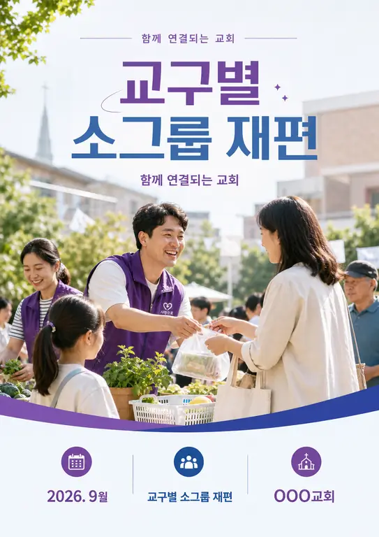 교회 소그룹 재편