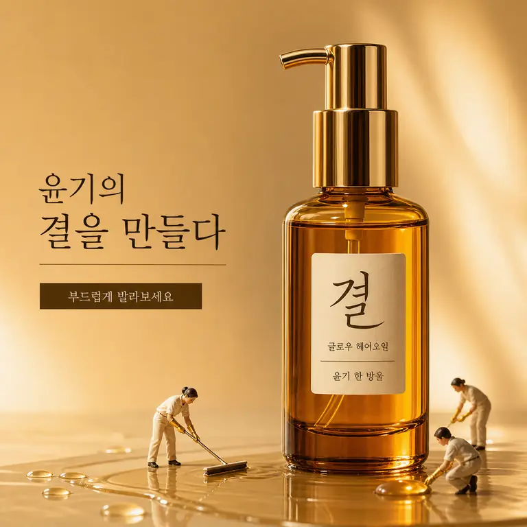 골드 헤어 오일