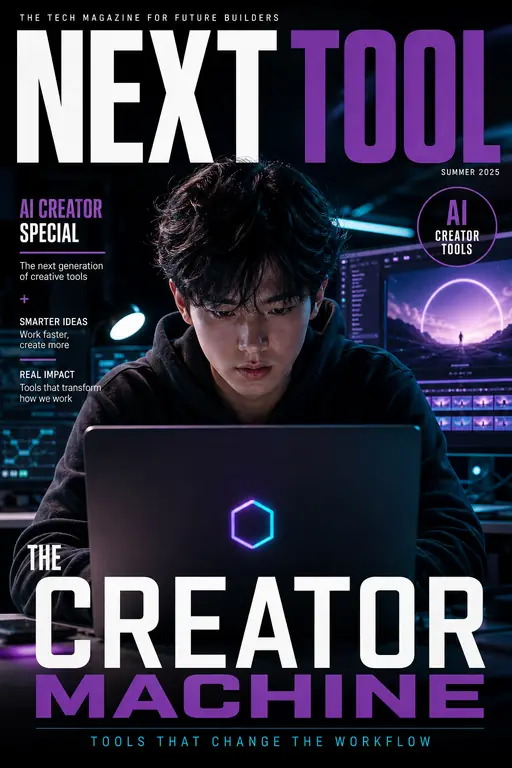 AI 크리에이터 매거진 커버