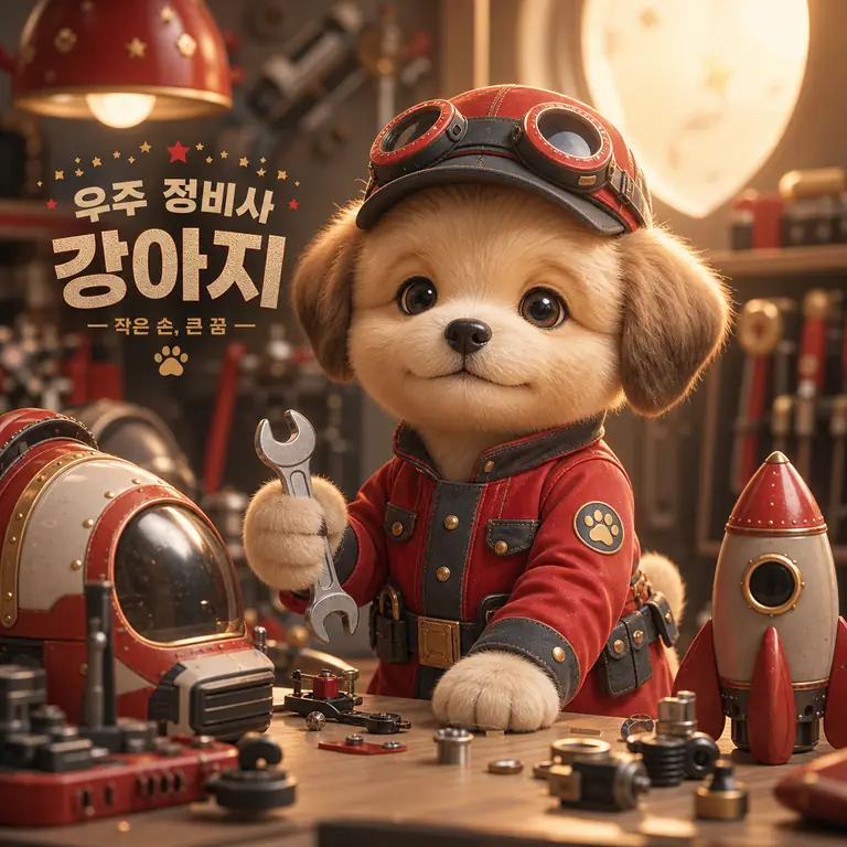 우주 정비사 강아지
