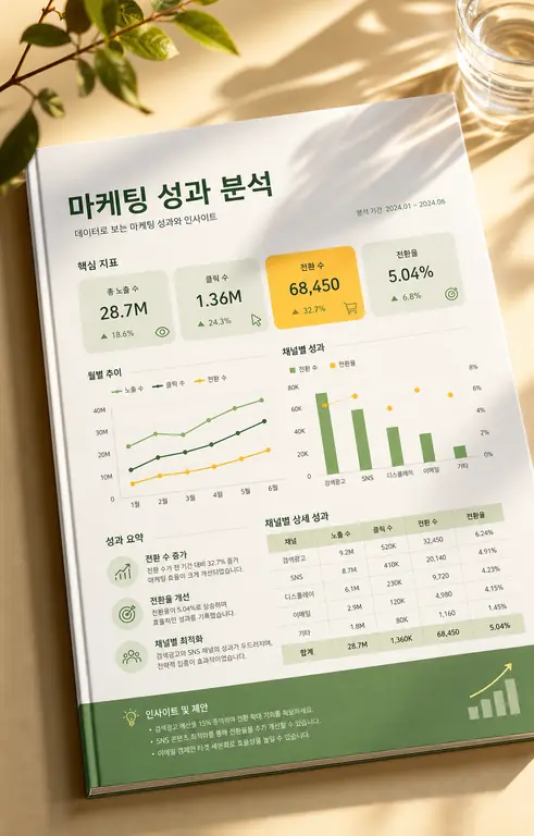 마케팅 성과 보고서