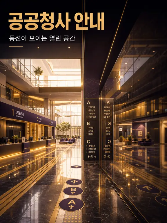 개방형 청사 로비
