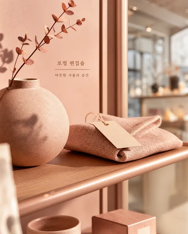 피치 핑크 편집숍