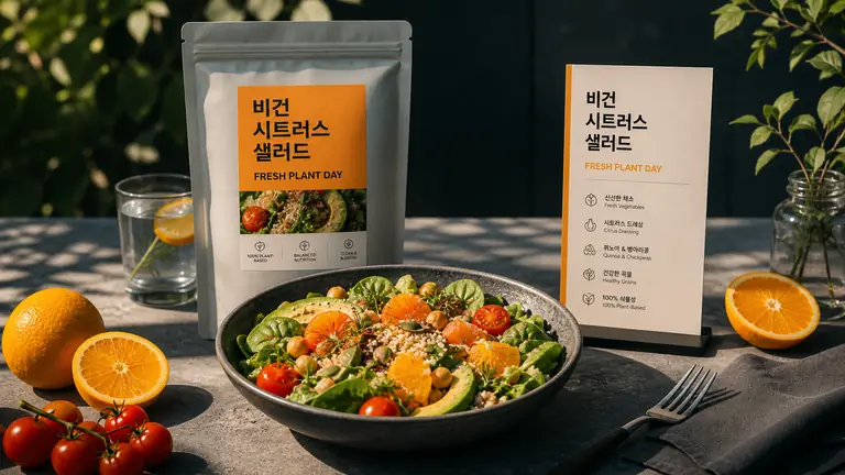 비건 시트러스 샐러드