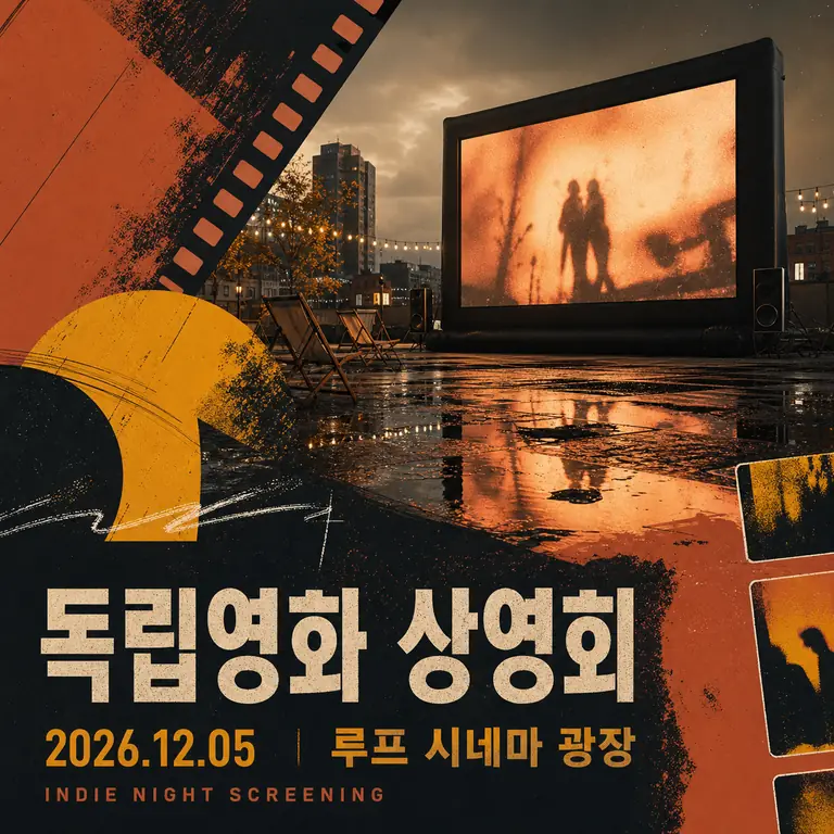 루프탑 독립영화 상영회