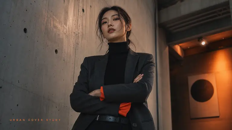 시크한 도시 여성 화보