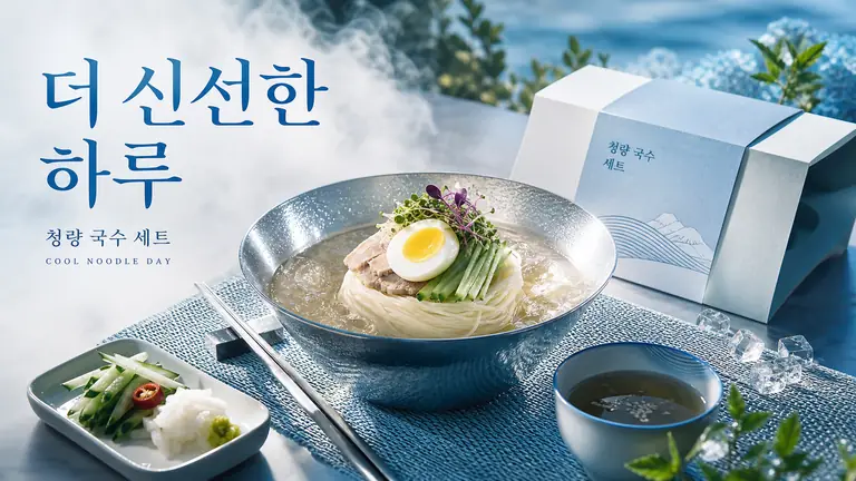 청량 국수 세트