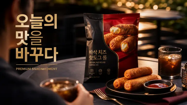 프리미엄 치즈 핫도그