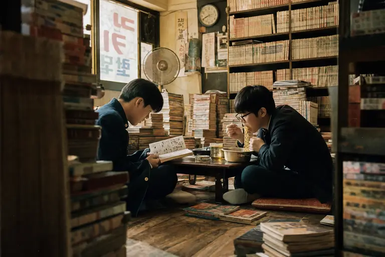 만화방 늦은 오후