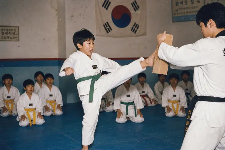 동네 태권도 승급 심사
