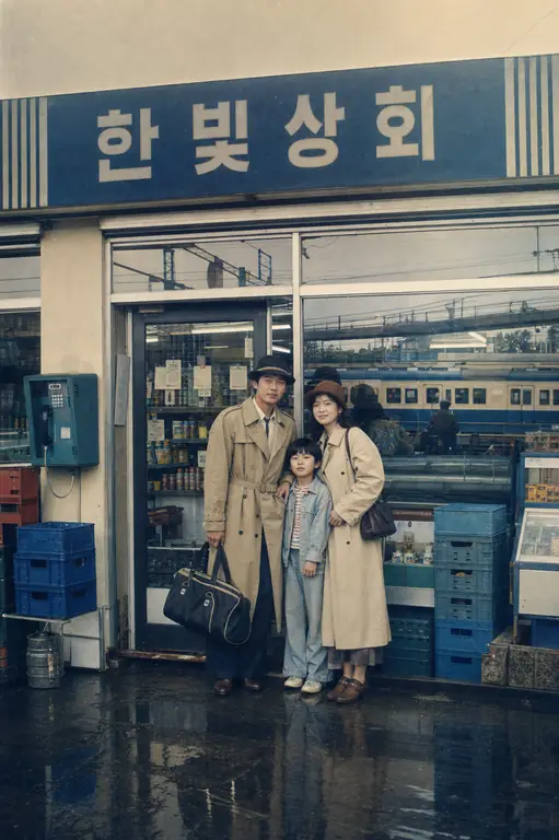 향수 어린 동네 슈퍼 가족